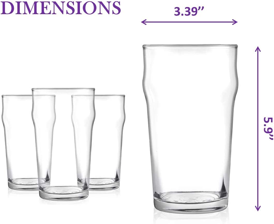 Nonic Pint Glasses (4 Pack)