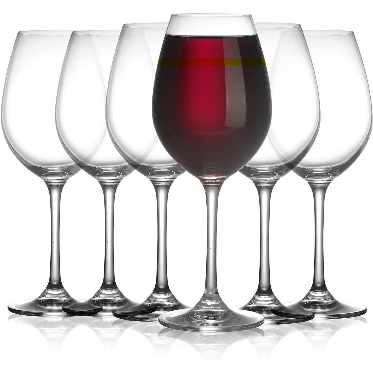 Stemmed Wine Glasses (6 Pack)