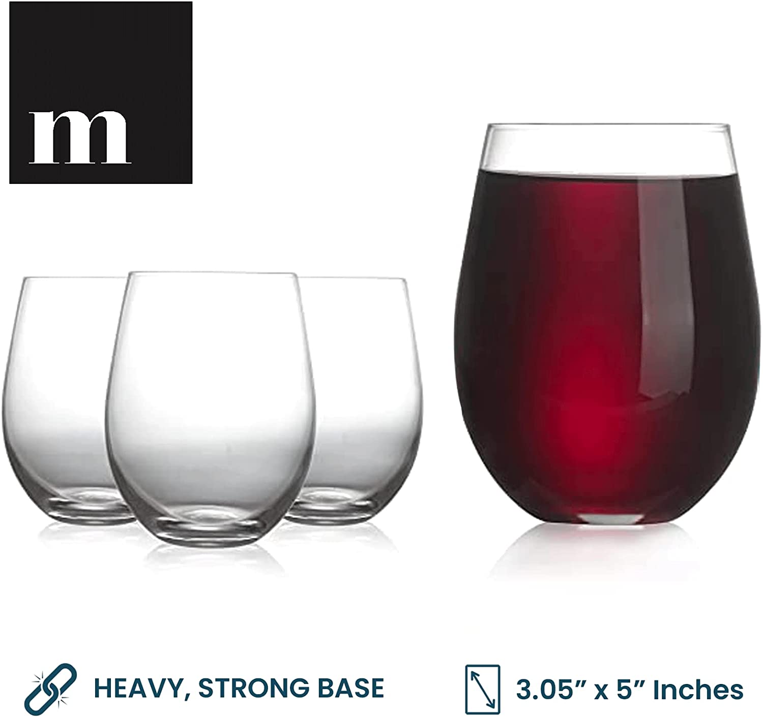 Stemless Wine Glasses (6 Pack) – Modvera