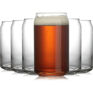 Beer Can Glasses 16oz / 470ml  Novelty Beer Glasses Lager Can
