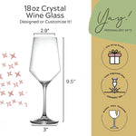 Crystal Wine Glasses (4 Pack)