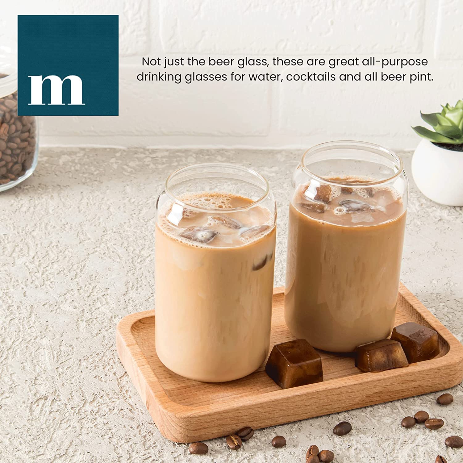 Can-Shaped Glasses 6-Pack Only $15.95 on  - Perfect for Iced Coffee &  Entertaining!